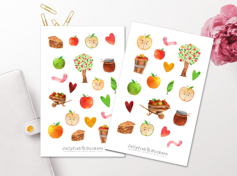 Apple Sticker Set